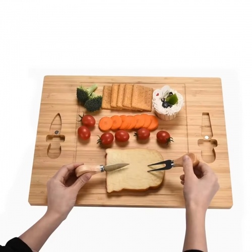 Knife Set With Rectangle Shape